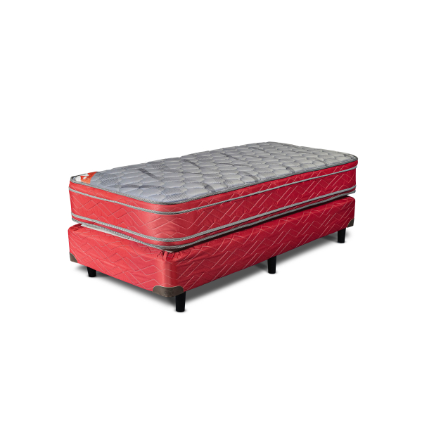 SOMMIER "GANI" RED SPRING DOBLE PILLOW 1 PLAZA
